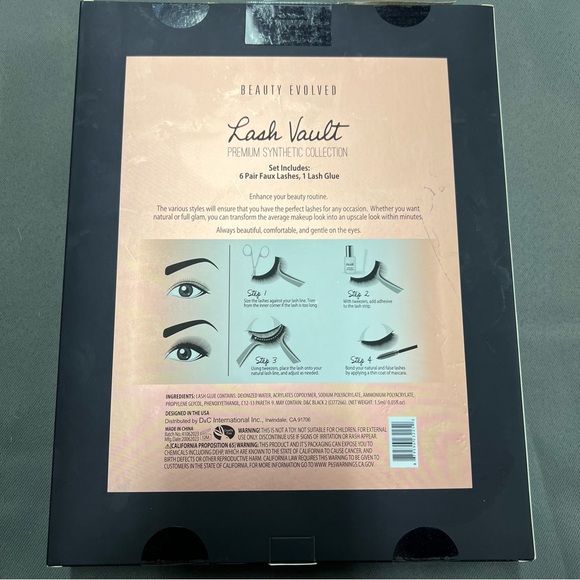 🌴Women’s Beauty Evolved Lash Vault Premium Collection Limited Edition Lashes - Picture 3 of 3